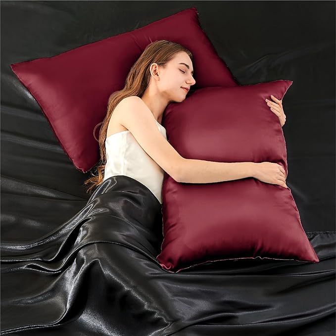 Mulberry Silk Pillowcase Set - King - 2 Pack - 2 Piece