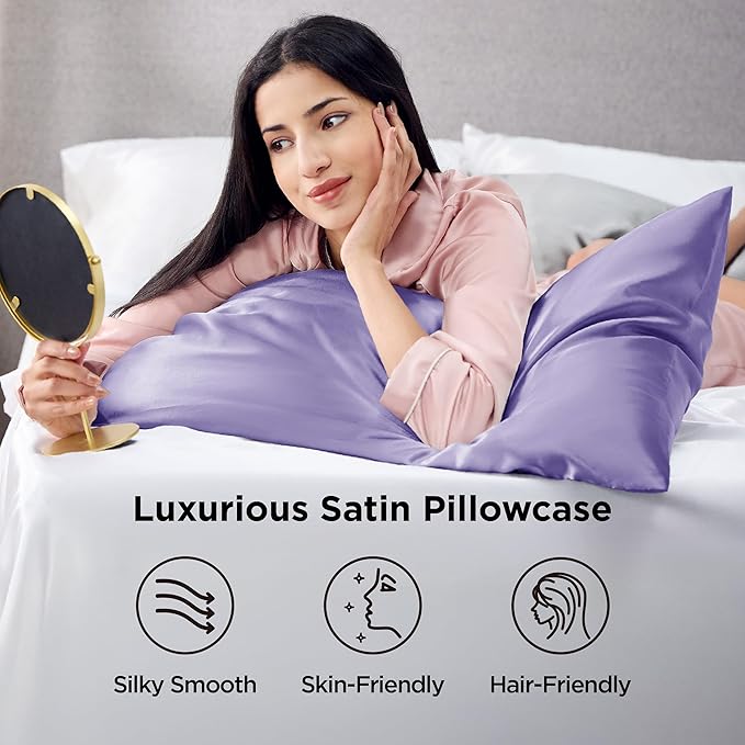 Satin Pillowcase Set - Queen - 20 x 30 in - 2 Piece