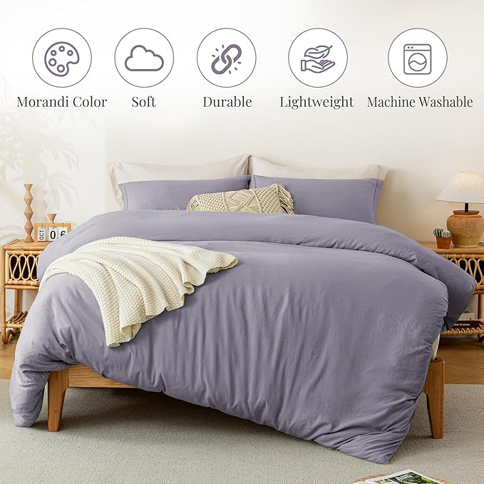Microfiber Duvet Cover Set - 3 Piece