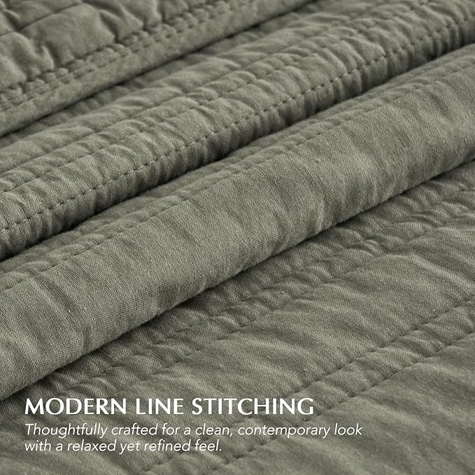 100% Cotton Quilt Set - Queen - 3 Piece