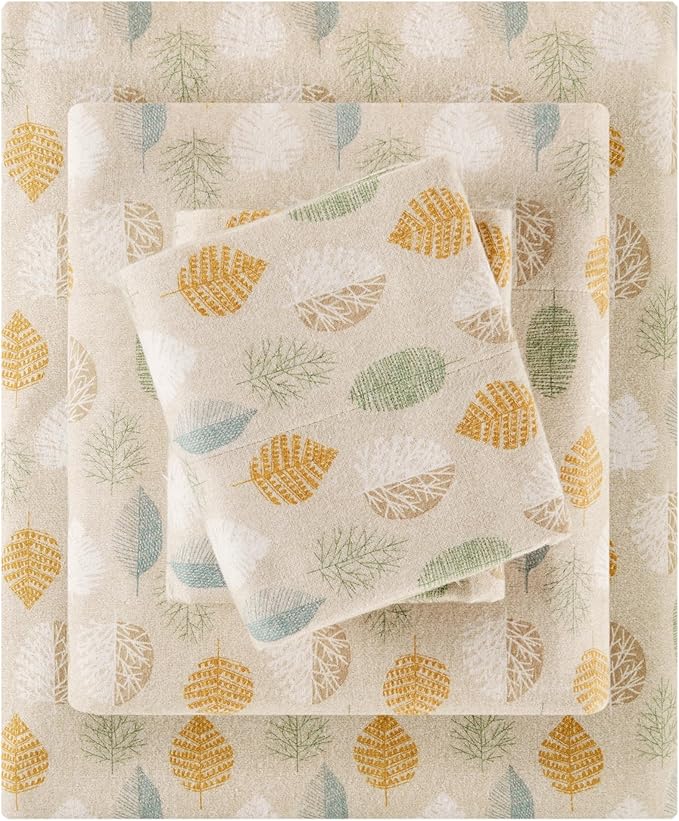 100% Cotton Bed Sheet Set - King - 4 Piece