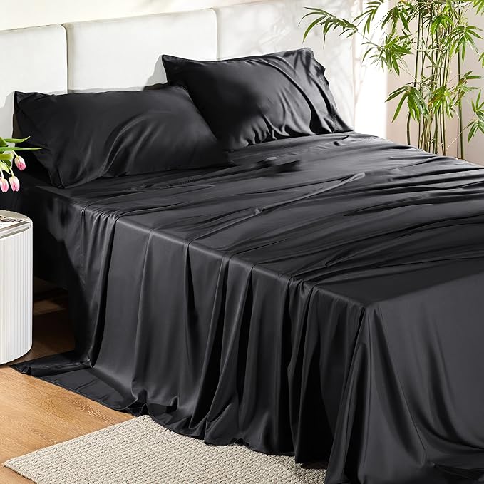 Bamboo Cooling Bed Sheet Set - Queen