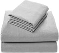 Flannel Bed Sheet Set - King - 4 Piece