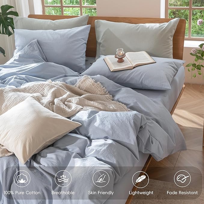 Linen Duvet Cover Set - Queen