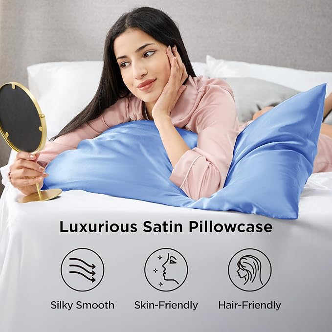 Satin Pillowcase Set - Standard - 20 x 26 in - 2 Piece