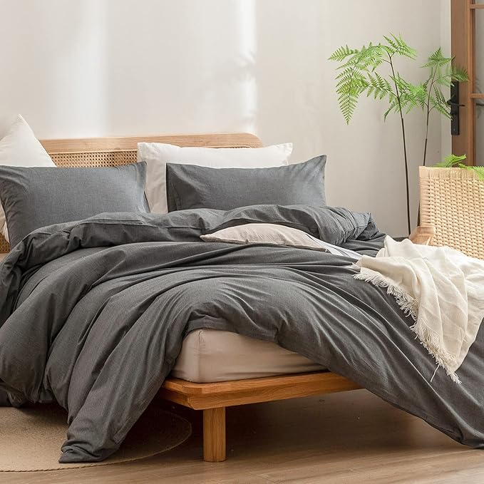 Linen Duvet Cover Set - Twin XL - 2 Piece
