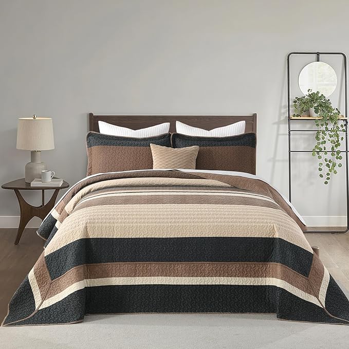 100% Cotton Bedding Set - King - 3 Piece