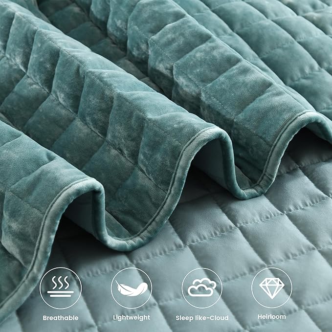 Velvet Quilt Set - California King