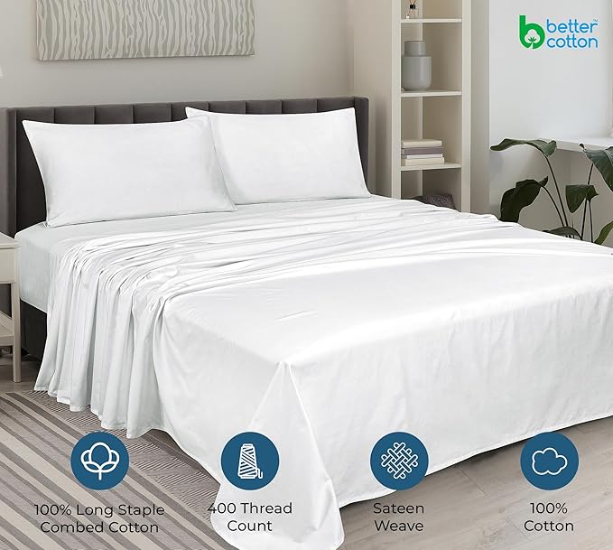 Cooling Bed Sheet Set - King - 4 Piece