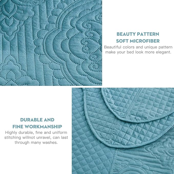 Microfiber Coverlet - King - 5 Piece