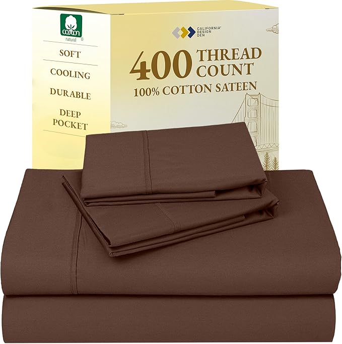 100% Cotton Bed Sheet Set - Queen - 4 Piece