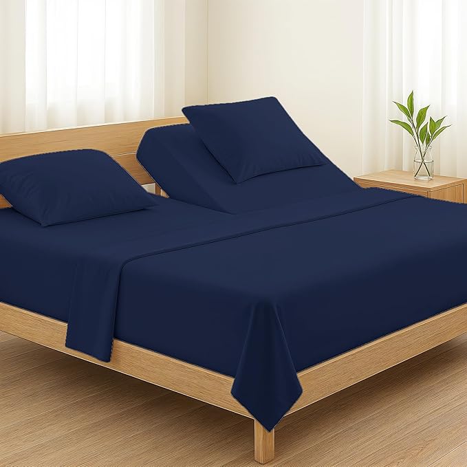 Linen Cooling Bed Sheet Set - Split King - 5 Piece