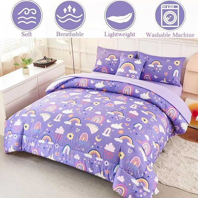 Microfiber Comforter Set - Full - 6 Piece