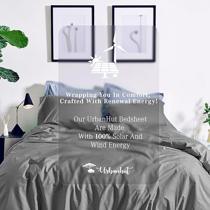 100% Cotton Duvet Cover Set - King - 3 Piece