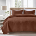 Microfiber Quilt Set - Queen