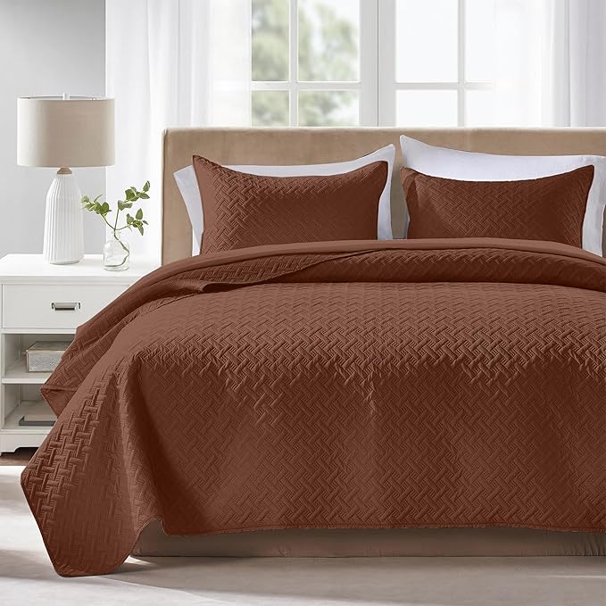 Microfiber Quilt Set - Queen