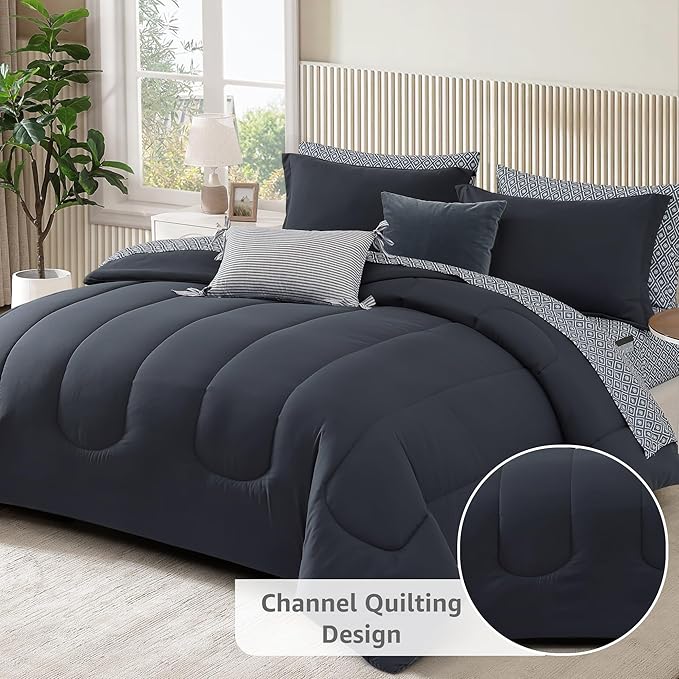 Comforter Set - King - 7 Piece