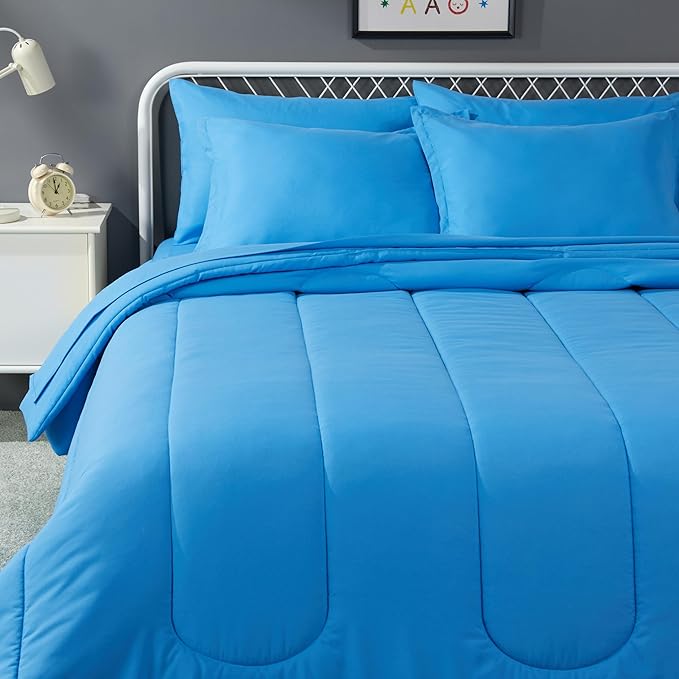 Microfiber Comforter Set - Queen - 7 Piece