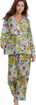 Satin Pajama Set - Long Sleeve - 2 Piece