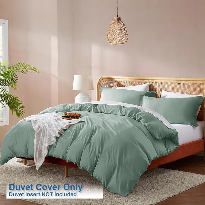 Duvet Cover Set - Queen - 90 x 90 in - 3 Piece