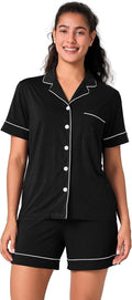 Women's Bamboo Shorts Pajama Set - 2 Piece