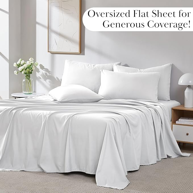 Microfiber Bed Sheet Set - California King - 4 Piece