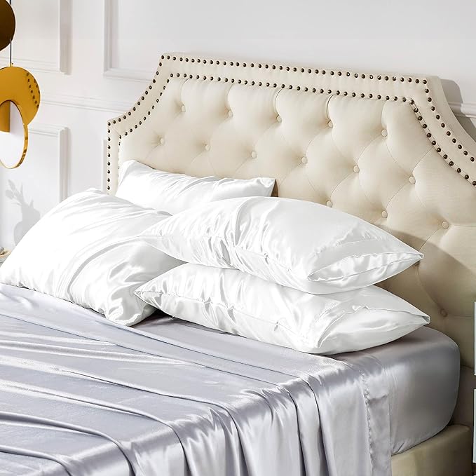 Satin Pillowcase Set - Queen - 20 x 30 in - 4 Piece