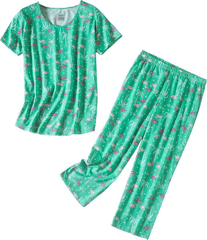 Women's Capri Pajama Set - 2 Piece