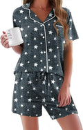 Women's Pajama Set - Short Sleeve - 2 Piece