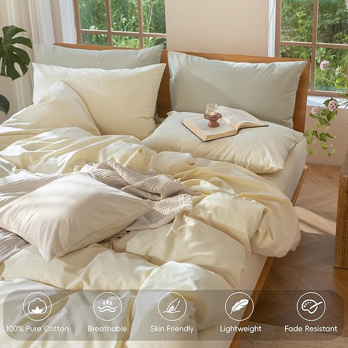 Linen Duvet Cover Set - Queen