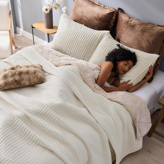Velvet Quilt Set - Queen