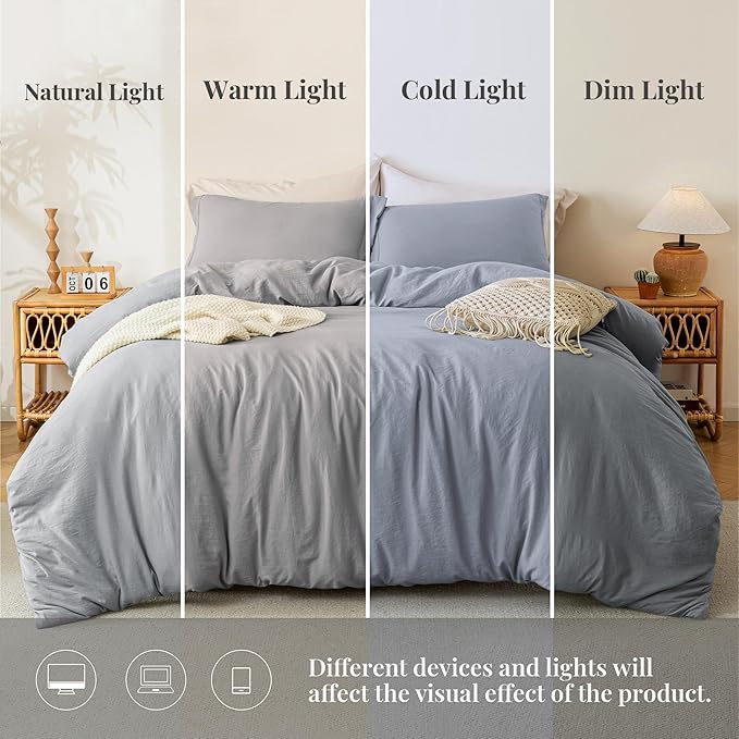 Microfiber Duvet Cover Set - 3 Piece