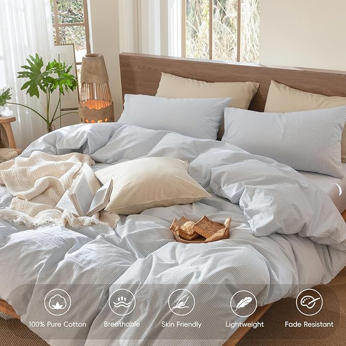 Linen Duvet Cover Set - Queen
