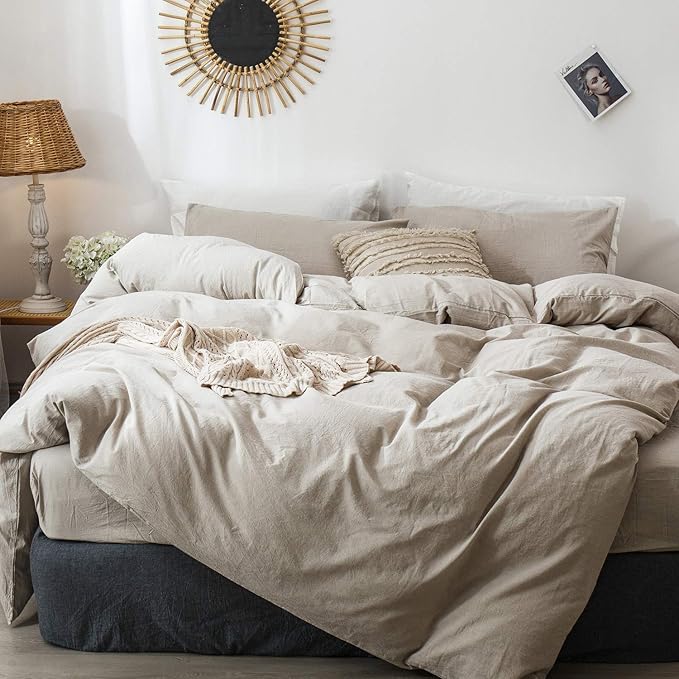 Linen Duvet Cover Set - Queen