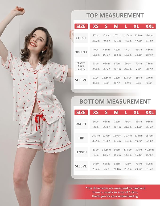 Women's 100% Cotton Pajama Set - 2 Piece