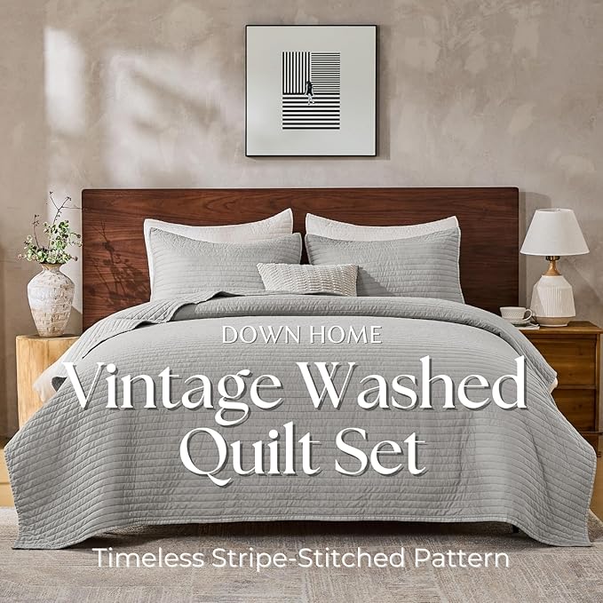 Microfiber Quilt Set - King