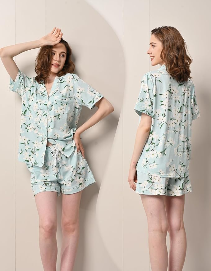 Women's 100% Cotton Pajama Set - 2 Piece