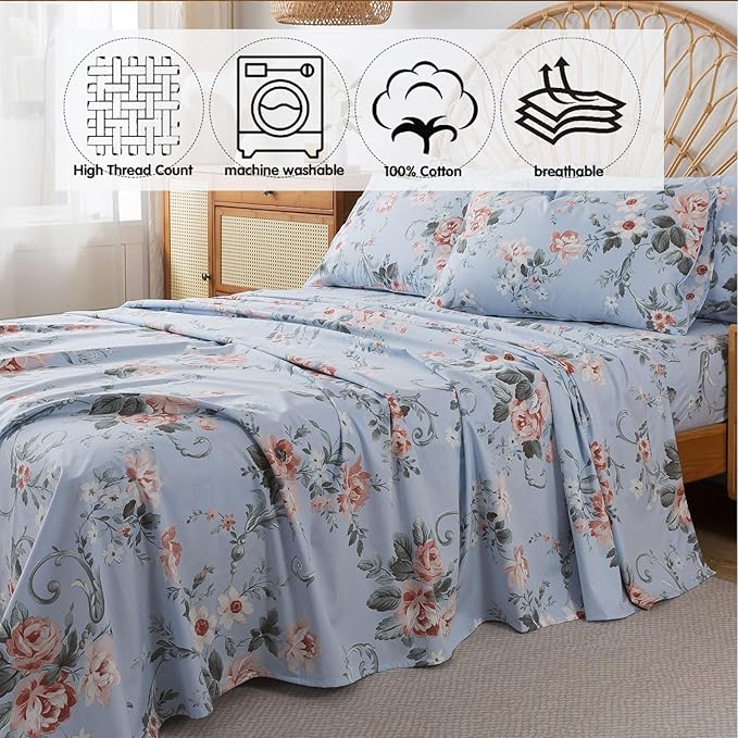 Bed Sheet Set - Queen - 4 Piece
