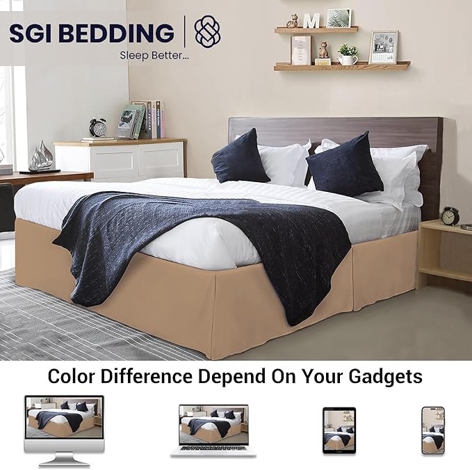 Microfiber Bed Skirt - Twin - 11 in Drop