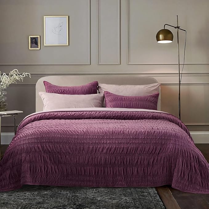 Velvet Quilt Set - King