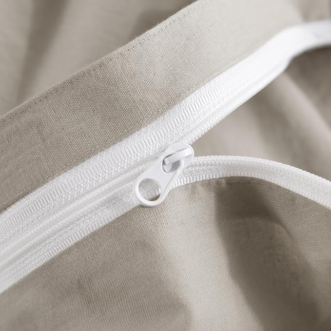 Linen Duvet Cover Set - Queen - 4 Piece
