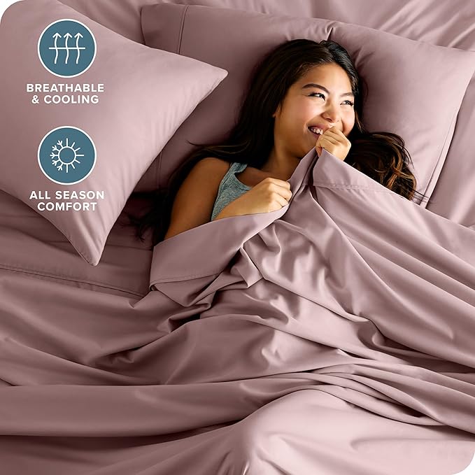 Microfiber Bed Sheet Set - Full - 4 Piece