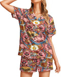Women's Pajama Set - Short Sleeve - 2 Piece