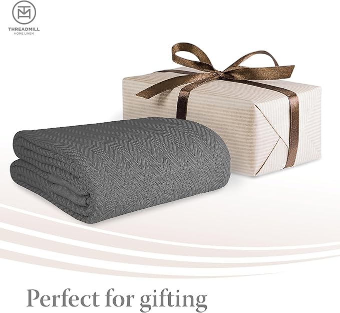 100% Cotton Blanket - Twin - 68 x 92 in