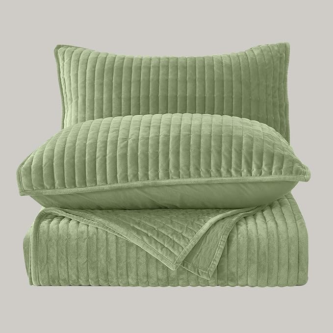 Velvet Quilt Set - Queen