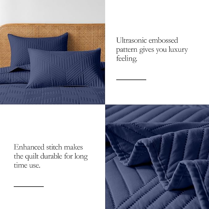 Microfiber Quilt Set - Twin