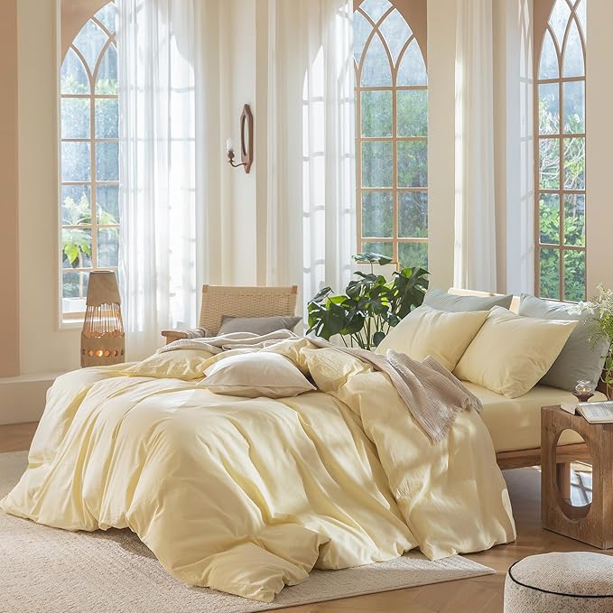 Linen Duvet Cover Set - King