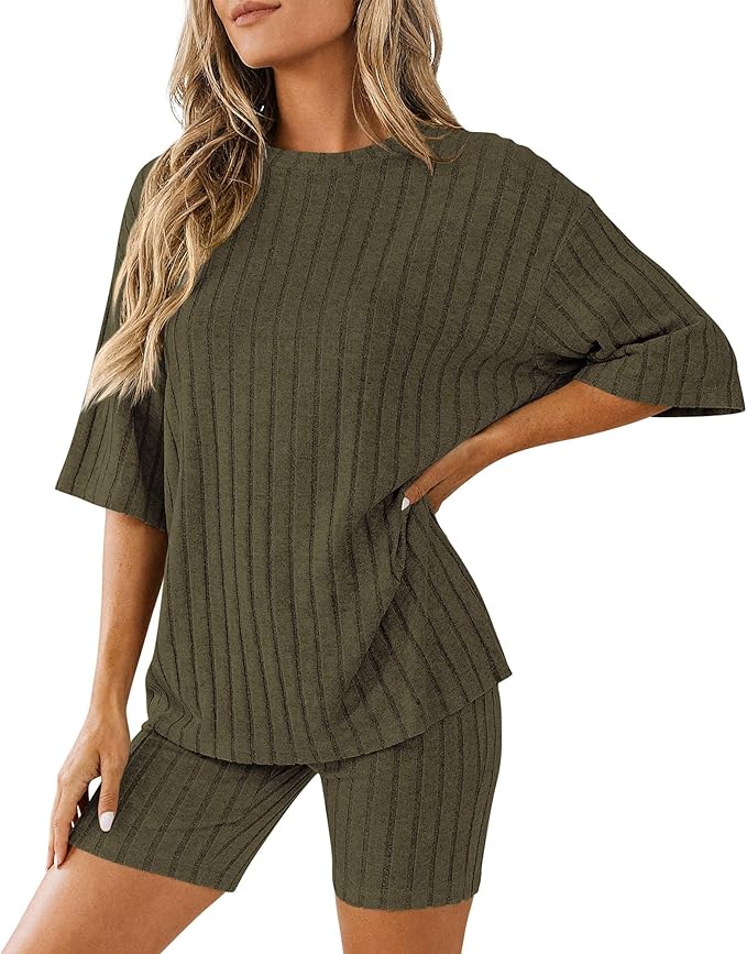 Shorts Pajama Set - Short Sleeve - 2 Piece