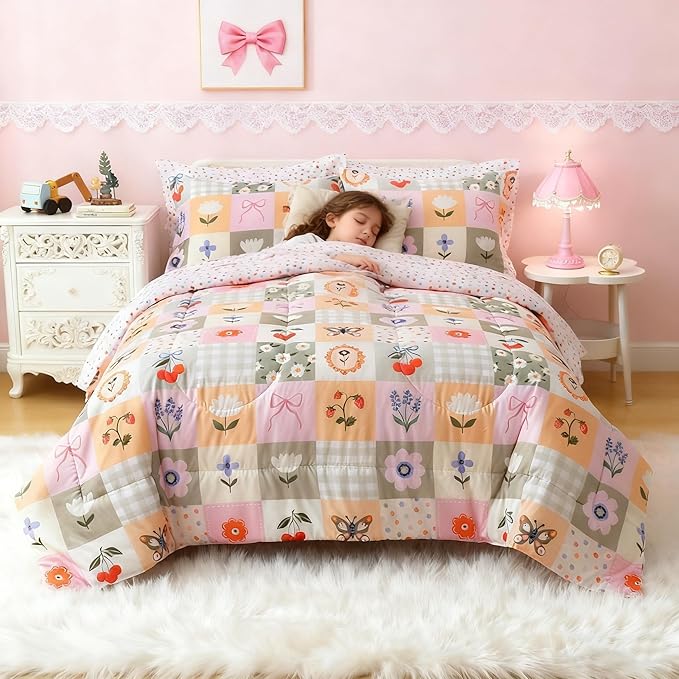 Microfiber Comforter Set - Twin - 6 Piece