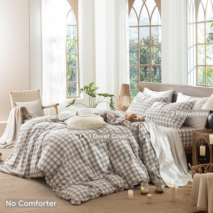 Linen Duvet Cover Set - Queen